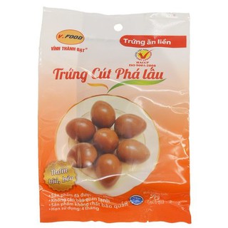 Trứng Cút Phá Lấu Ăn Liền Vfood Túi 6 Trứng 50G