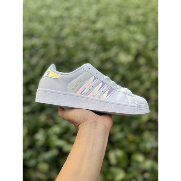 Giày thể thao supper star gót holo