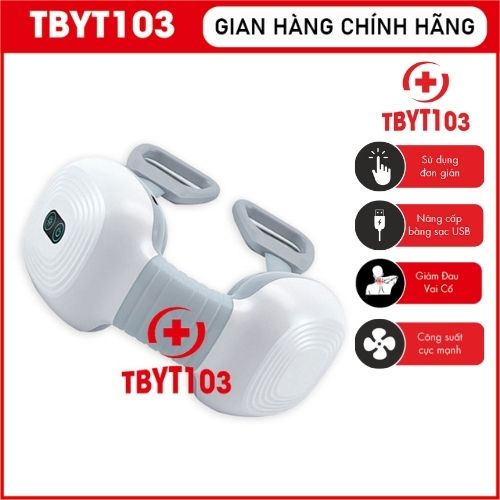 Xoa Bóp Thư Giãn Chườm Nóng Giảm Đau Mỏi, Thiết Kế Đơn Giản, Sạc Nhanh