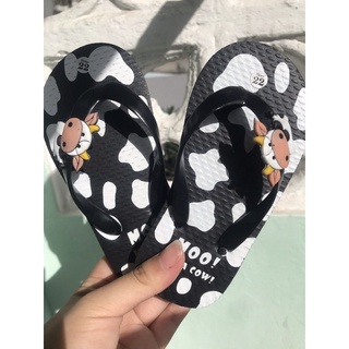 combo mẹ và bé dép bò sữa