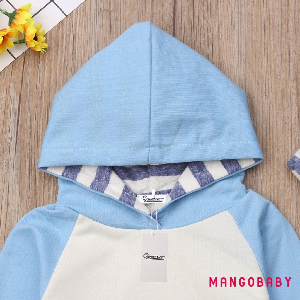 Bộ Đồ 3 Món Gồm Áo Hoodie + Quần Dành Cho Trẻ Em Sơ Sinh 0-24 Tháng Tuổi