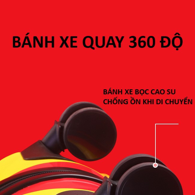 Vali cho bé B.Duck nhập khẩu chính hãng Ô TÔ ĐỎ
