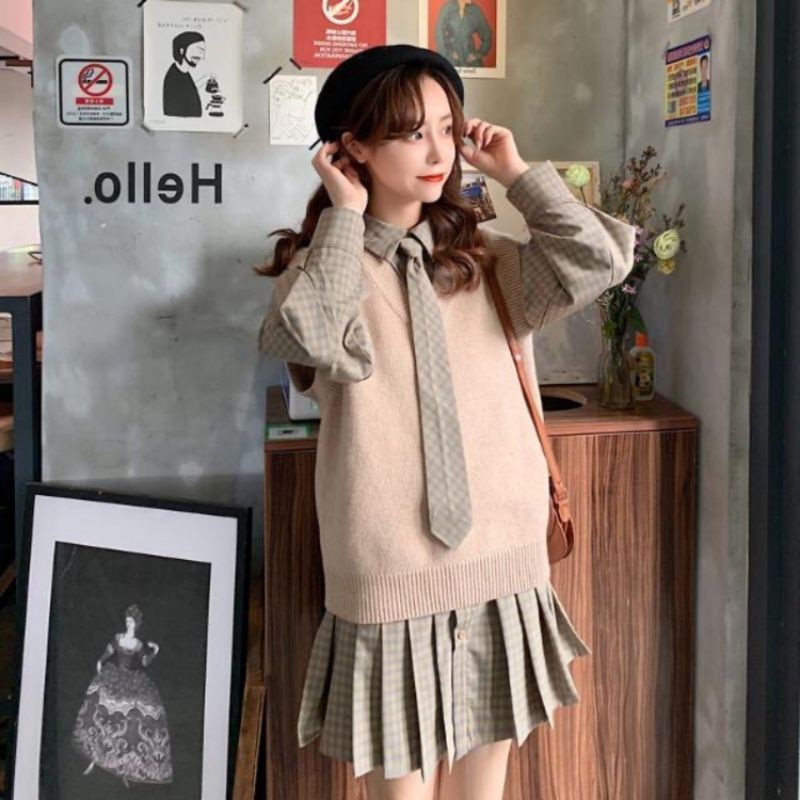 Set đầm baby doll order taobao