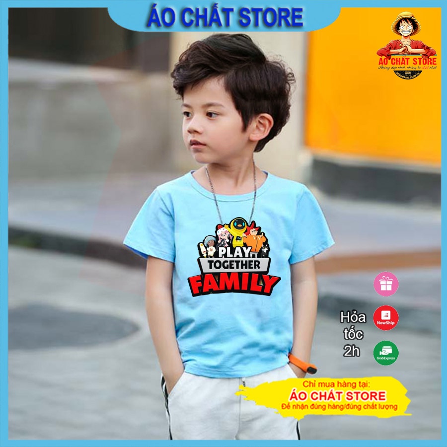 Áo thun Play Together cho bé trai bé gái dễ thương | Áo trẻ em Play Together giá rẻ siêu đẹp PT03