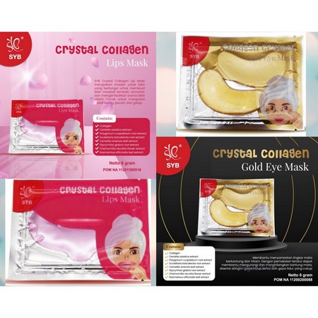 (Hàng Mới Về) Mặt Nạ Mắt Collagen Pha Lê Syb