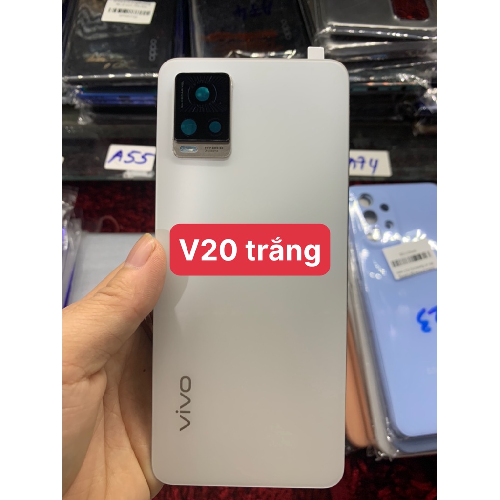 Kính lưng zin mới thay thế lưng điện thoại vivo v20 -2021