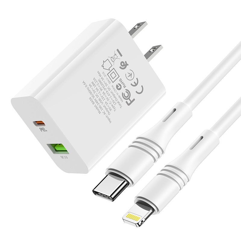 Cốc sạc nhanh 20w Borofone BA56 (2 cổng)