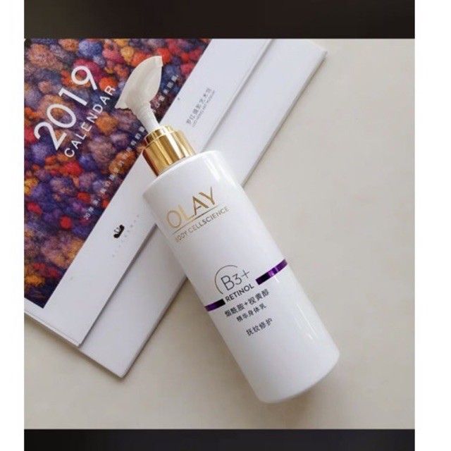 Dưỡng thể trắng da Olay B3 Retinol. Tặng kèm quà