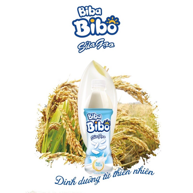Sữa gạo Bibabibo chai 350ml Siêu Ngon