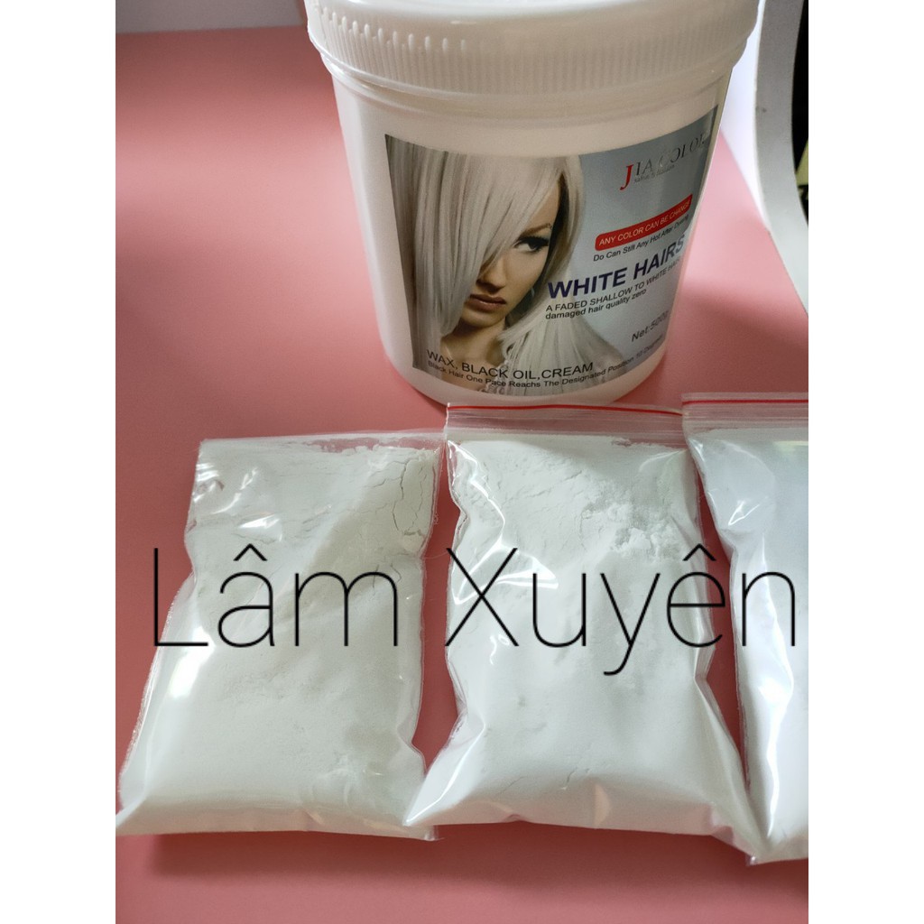 bột tẩy tóc nhỏ túi 100g 😍FREESHIP😍 hỗ trợ nâng tông nền tóc, giúp tóc sáng,đều màu ,cao cấp giúp sáng, tối thiểu hư tổn