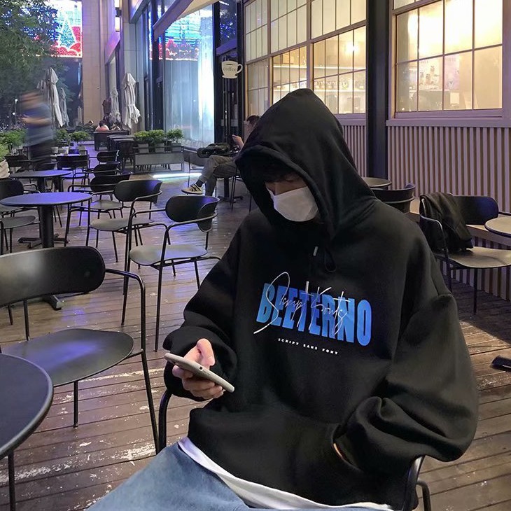 Áo Hoodie Dáng Rộng Tay Dài In Chữ Tiếng Anh Cá Tính | BigBuy360 - bigbuy360.vn