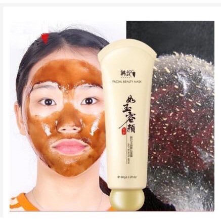 Gel Lột Mụn Thảo Mộc Loại Bỏ Mụn Cám, Đầu Đen HIH FACIAL BEAUTY MASK 60g Chính Hãng Han Key Nội Địa Trung | WebRaoVat - webraovat.net.vn