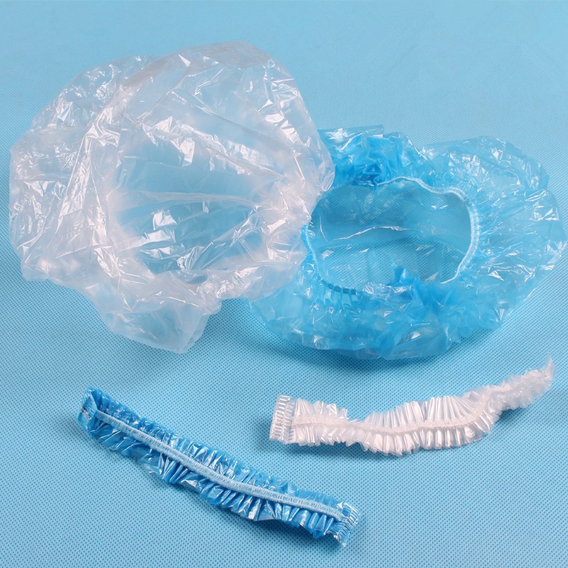 Set 100 mũ tắm trùm tóc chống thấm nước dùng một lần tiện lợi