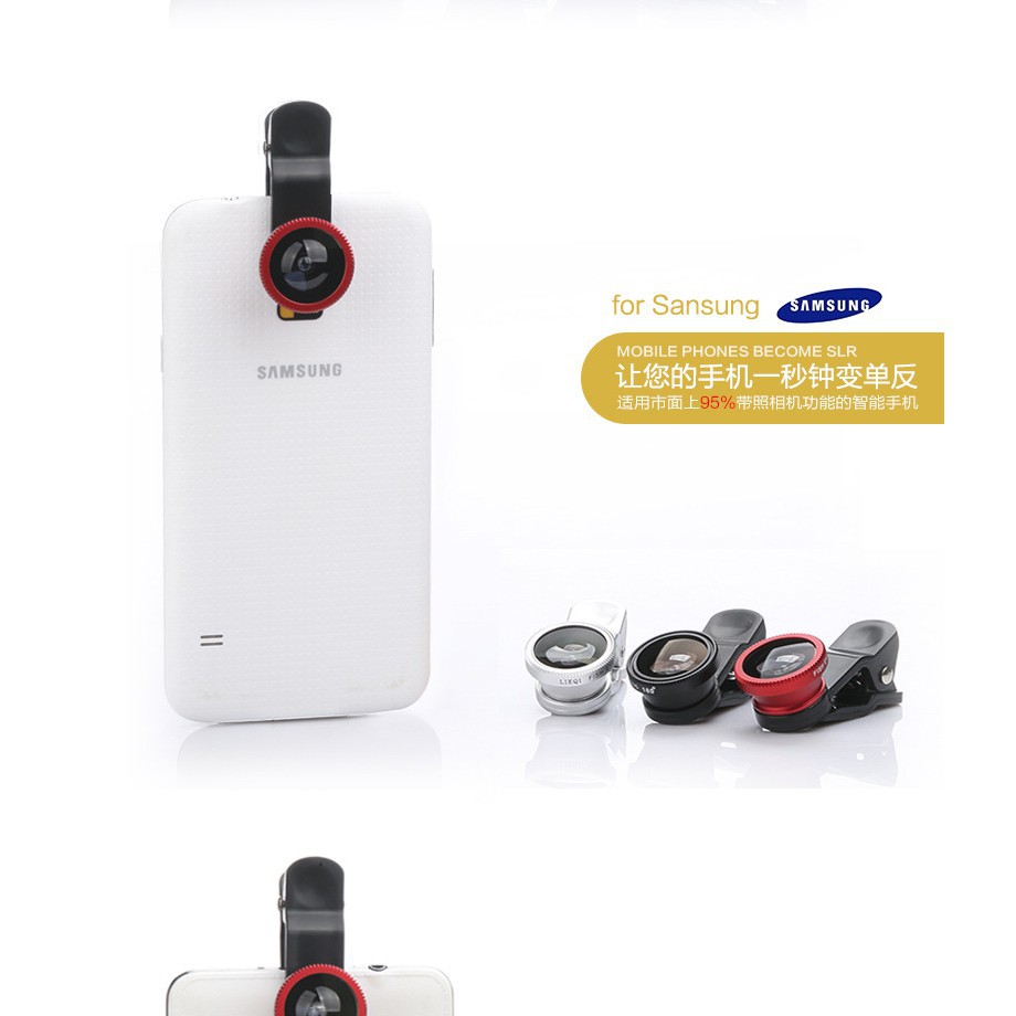 Lens chụp ảnh 3 trong 1 cho điện thoại Hongkong Electronics giá như sỉ