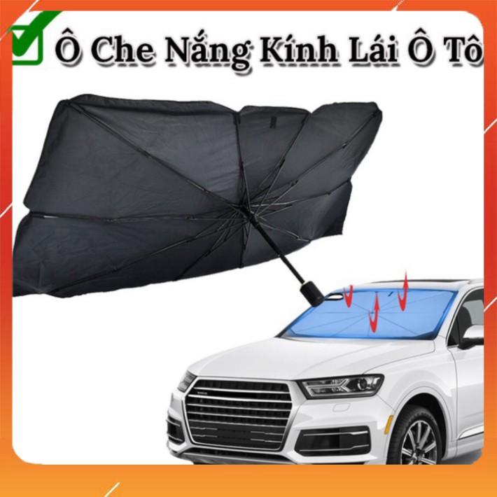 Ô Che Nắng Kính Lái Xe Ô Tô - Dù Chắn Nắng Giảm Nóng Bảo Vệ Nội Thất | (LH3)