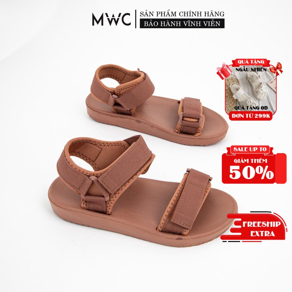 GIÀY SANDAL NỮ THỜI TRANG - GIÀY SANDAL NỮ QUAI NGANG CÁ TÍNH MWC NUSD- 2724