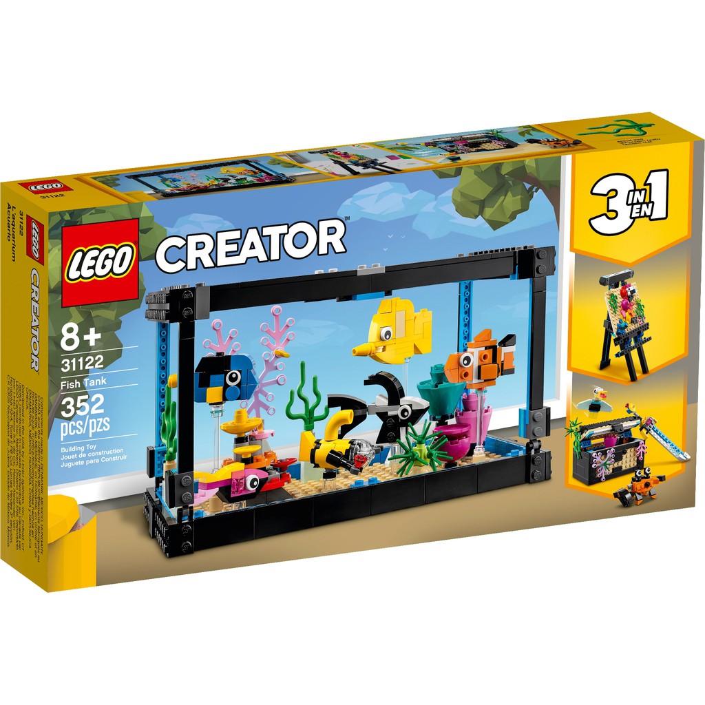 [HÀNG ĐẶT 2-3 TUẦN] Lego Creator 3 In 1 31122 Fish Tank