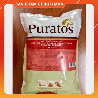Bột mì trộn sẵn bánh mì đen Puratos 1kg ( Chia từ bao 5 kg )