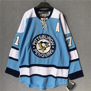 Nhl Hockey Jersey Jersey Phong Cách BF Mỹ Hip Hop Đường Phố Retro Thời Gian Dài Giữa