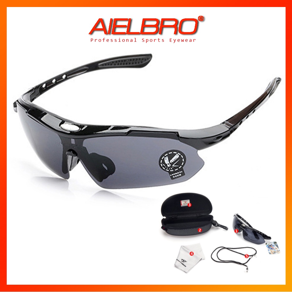 AIELBRO Kính mát đi xe đạp bảo vệ mắt chống tia UV
