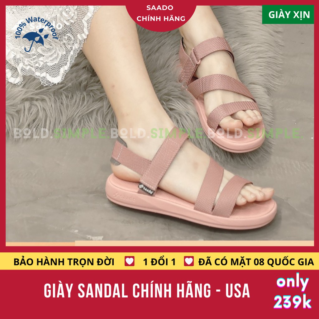 Giày Sandal Nam Nữ Cho Học Sinh Cấp 2 3 Chống Trơn Trượt Hôi Chân Cao Gót Siêu Nhẹ Đi Du Lịch Hãng Chính Hãng Mỹ [NN01]