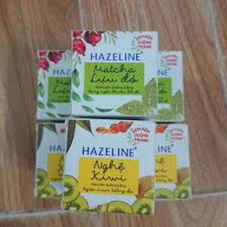 Combo 5 Mặt Nạ Dưỡng Ẩm Hazeline Trà Xanh Và Lựu Đỏ