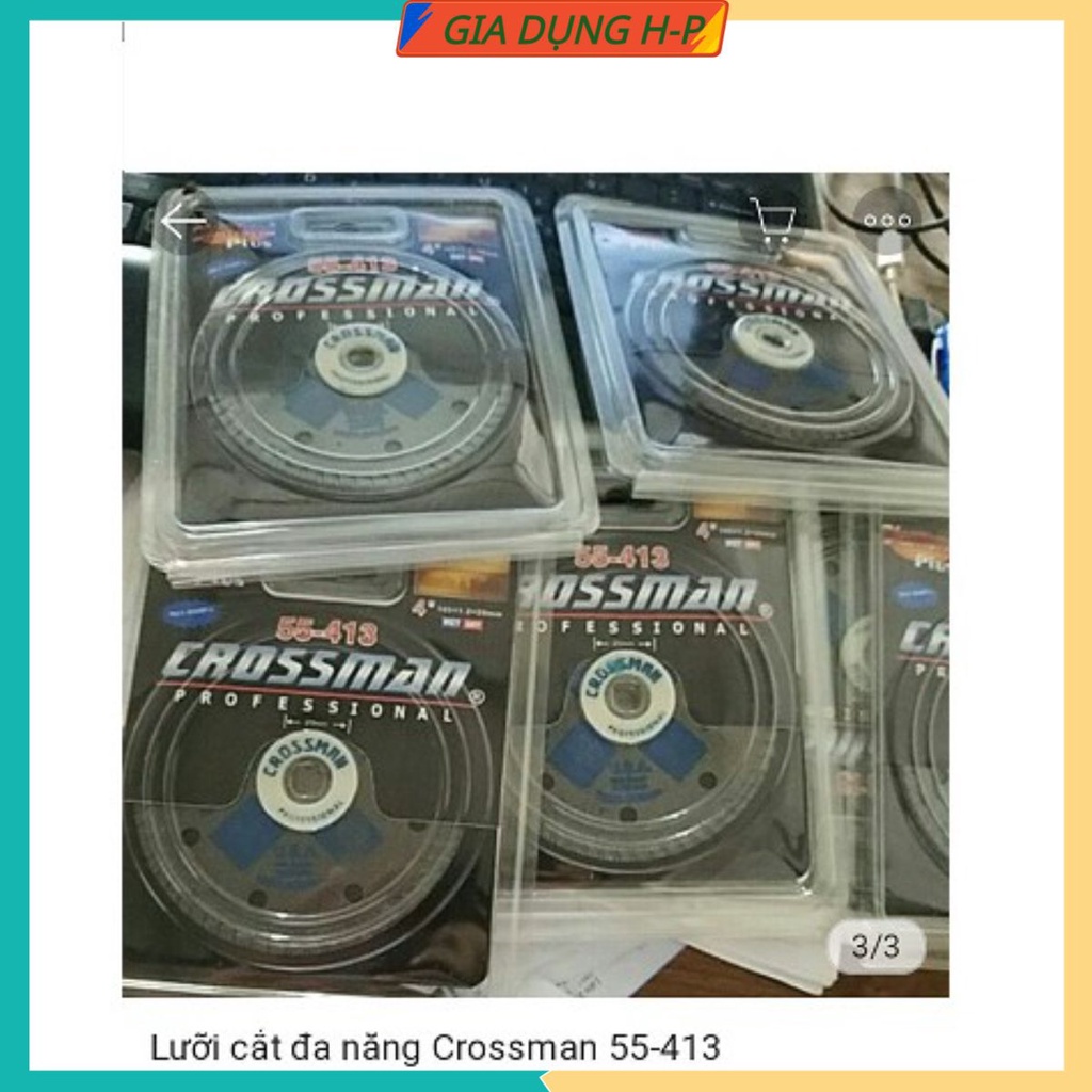 lưỡi cắt gạch đá crossman 100mm.