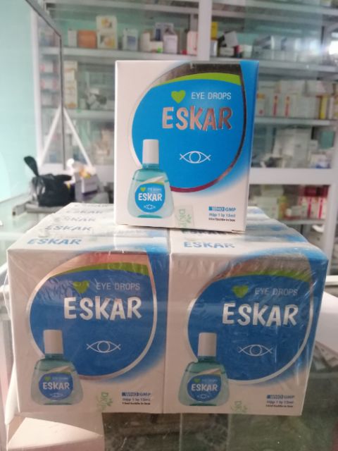 Nước nhỏ mắt Eskar dưỡng mắt, làm dịu mát, giảm khô mắt và các vấn đề về mắt