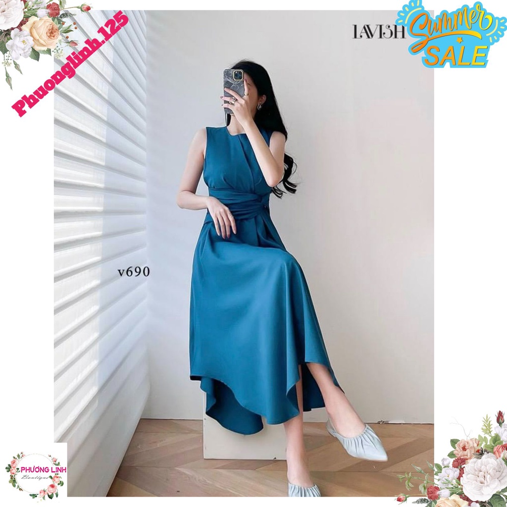 VÁY XANH NB  XÒE LY EO | BigBuy360 - bigbuy360.vn