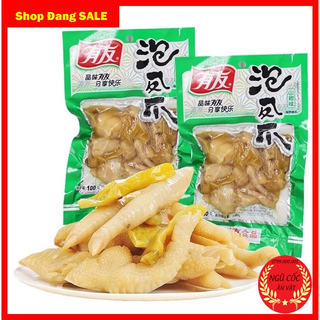 [XẢ KHO] CHÂN GÀ CAY YUYU GIÁ RẺ - ( 100gr-180gr-210gr )