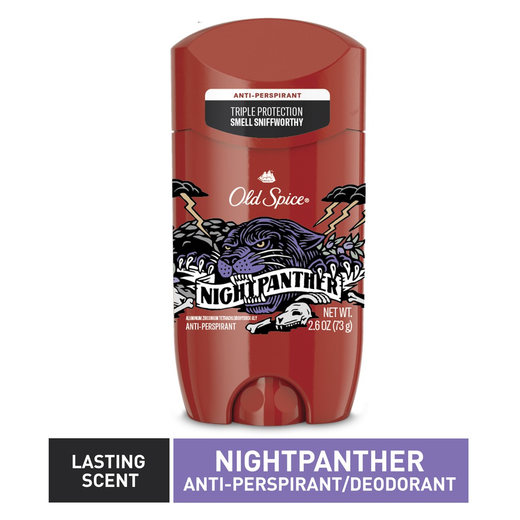 [HOT] Lăn Khử Mùi Old Spice Wild Collection Night Panther 73Gr (Sáp Trắng)