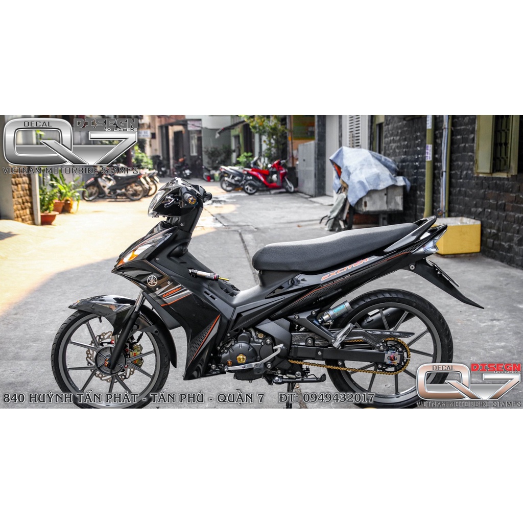 TEM RỜI EXCITER 2010 ĐEN CAM