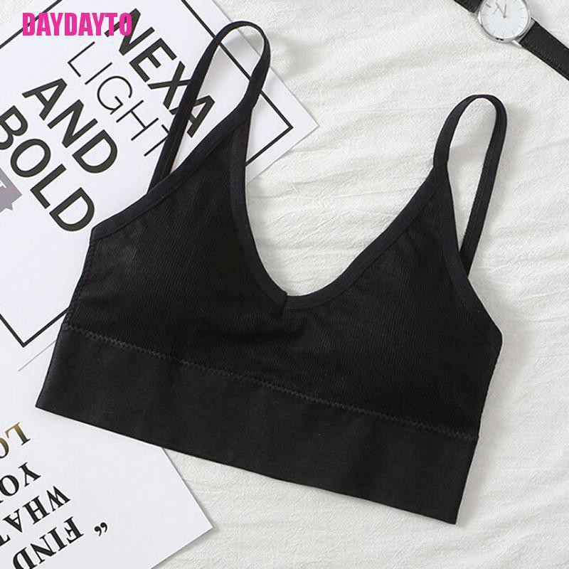 Áo Lót Croptop Có Mút Nâng Ngực Quyến Rũ Cho Nữ