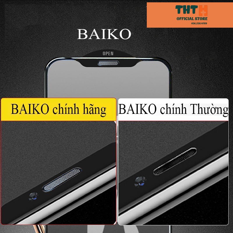 [Chính Hãng] Kính Cường lực iphone BAIKO Kingkong Dành Cho IP 6/7/8/x/xsmax/11/12/13/Pro/Promax