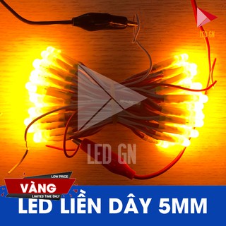 LED Liền Dây 5mm - Đủ Màu - 5V DC