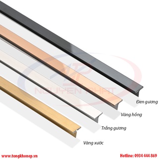 Nẹp inox chữ T, nẹp inox T10, nẹp T inox 304