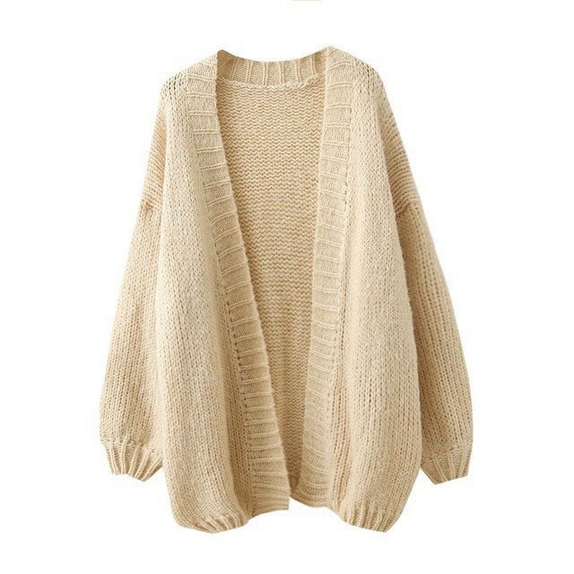 Áo Len Cardigan Nữ,Áo Cardigan Len Dáng Rộng Phong Cách Hàn Quốc | BigBuy360 - bigbuy360.vn