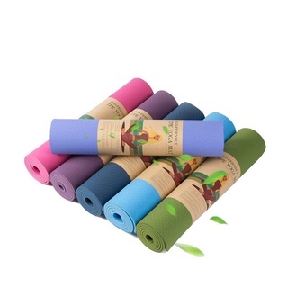 Thảm Tập Yoga - Gym Dày 8mm Hàng TPE Cao Cấp Chống Trượt.