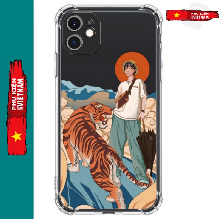 Ốp lưng iphone 6, 6s plus, 7 8 Plus, X, XS, XR, XSMAX, 11 PROMAX trong quãng in ấn hình hai bạn PKVN