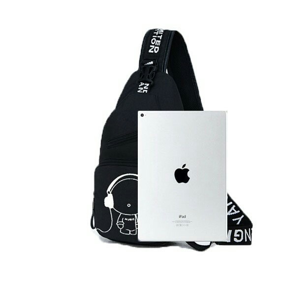 Túi đeo chéo thể thao du lịch MUSIC có ngăn đựng bình nước KDR-TDC164 | BigBuy360 - bigbuy360.vn