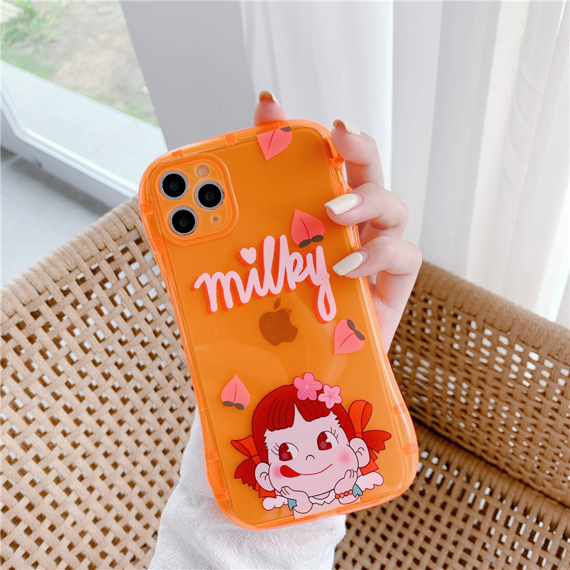 Ốp Điện Thoại Mềm Chống Sốc In Hình Bé Gái + Giá Đỡ Cho iPhone 12 Pro max iPhone11 Pro max SE2020 7plus 8plus 6plus XR xs XSMAX | BigBuy360 - bigbuy360.vn