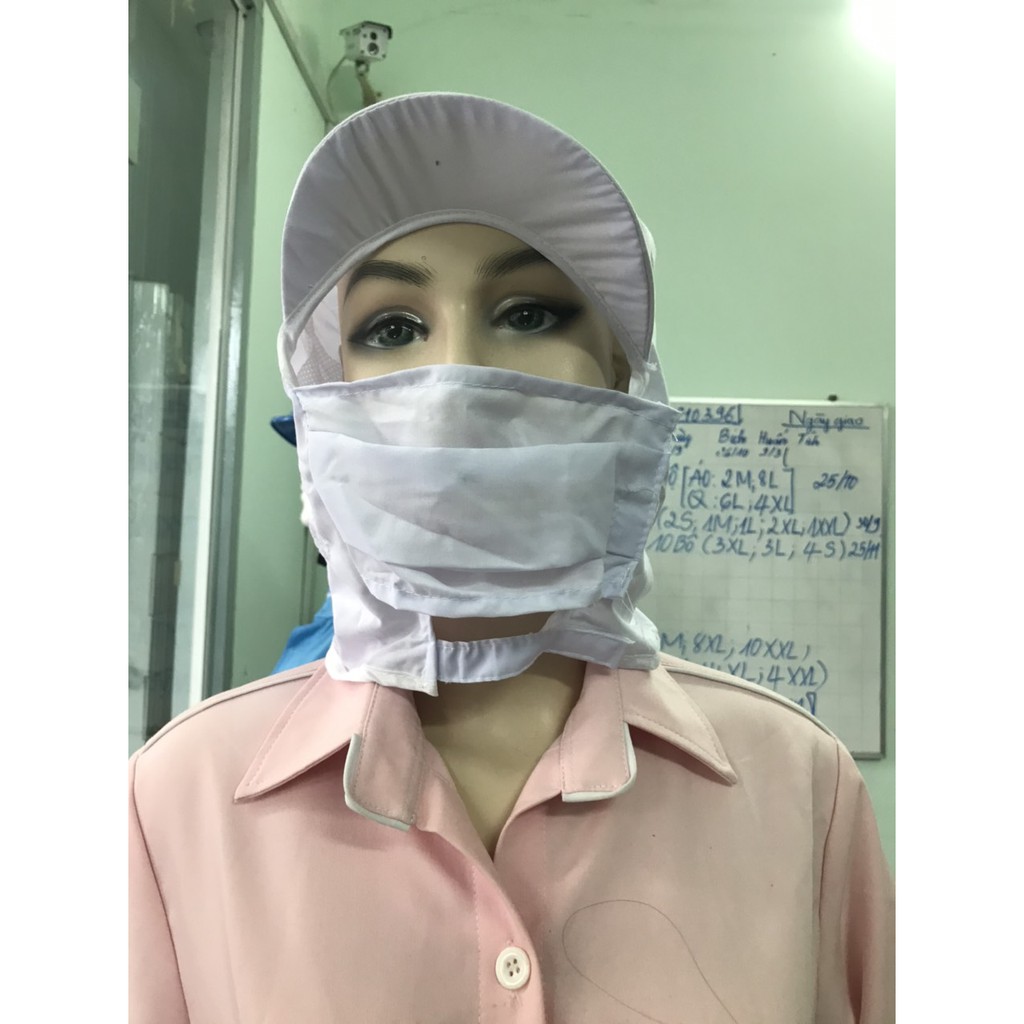 ☘Nón lưới Thực phẩm có khẩu trang  - Công ty TNHH SX TM May Việt An