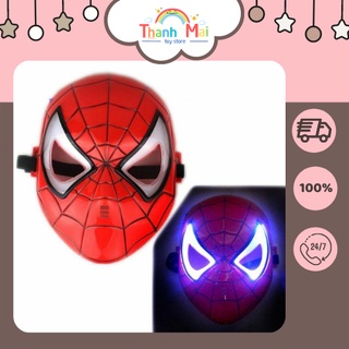 Mặt nạ hóa trang người nhện spider man có đèn led