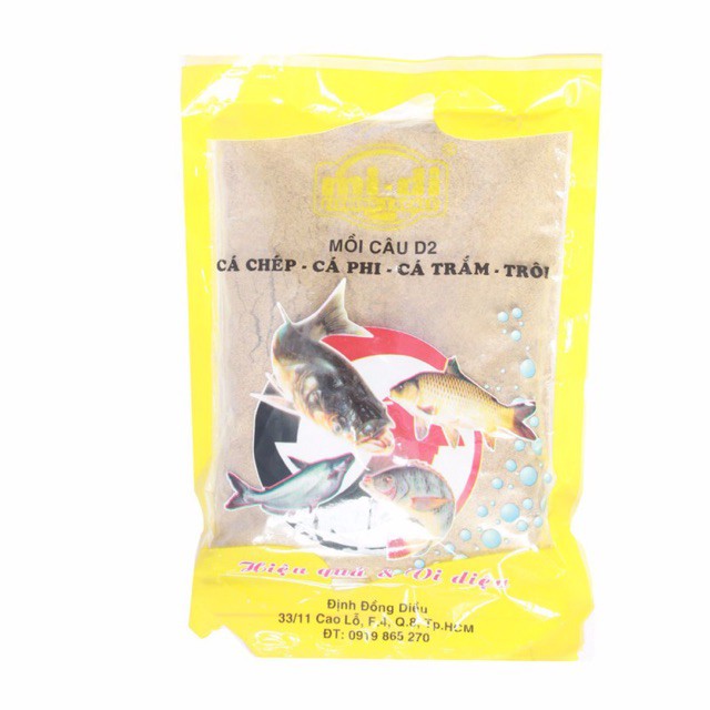 Mồi Câu Cá D1 - D2 - D3 - 200Gr