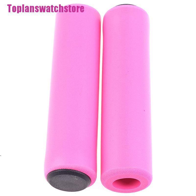 Bộ 2 Vỏ Bọc Tay Lái Xe Đạp Bằng Silicon Mềm Chống Trượt