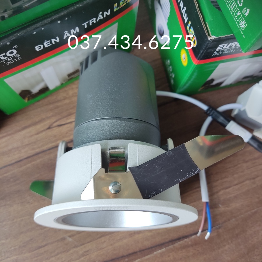 Đèn Âm Trần Spotlight Euroto Hiện Đại LA-491 - Sử Dụng Chip Mỹ - Bảo Hành 3 Năm