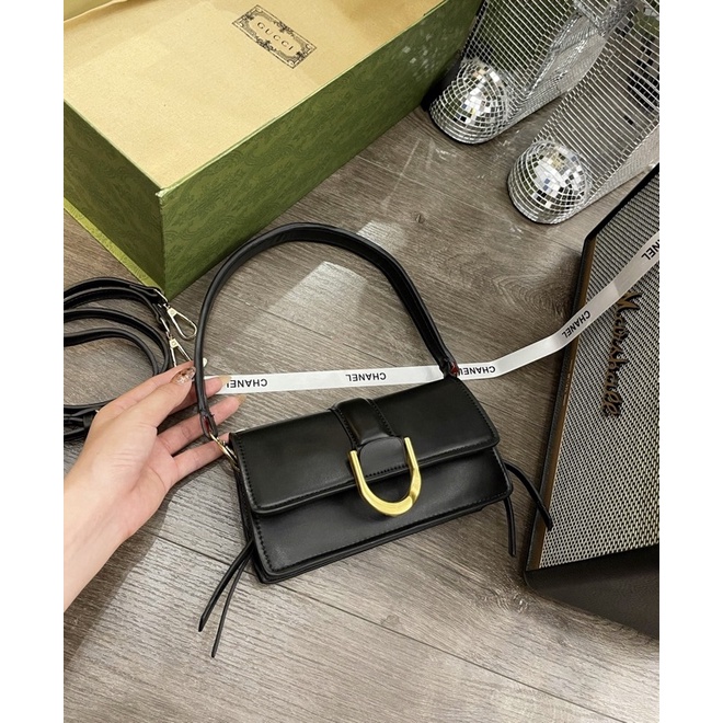 Túi móng ngựa hottrend size 18cm kèm 2 dây đeo