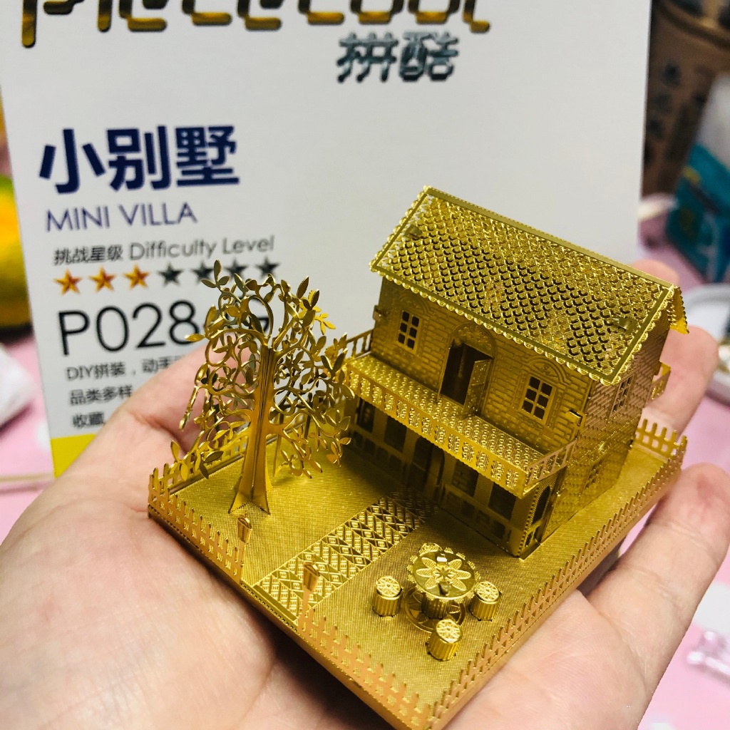 Mô Hình Kim Loại 3D Piececool Mini Villa (chưa ráp)