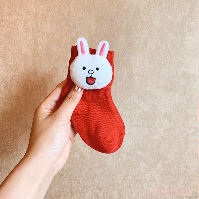 Vớ cotton mềm mại kiểu dáng Hàn Quốc dùng cho trẻ nhỏ