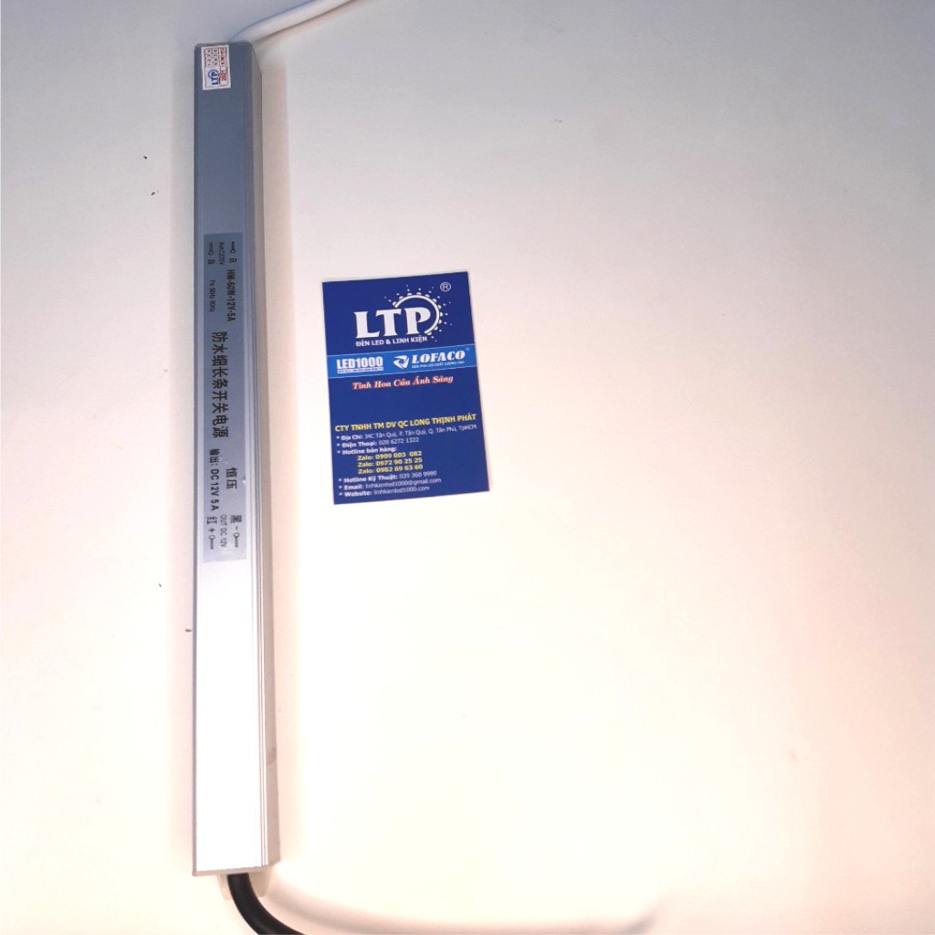 Nguồn đũa 12V - Nguồn led 12V 2A, 3A, 4A, 5A dùng cho tranh điện, hộp đèn quảng cáo siêu mỏng - Của Công ty LTP